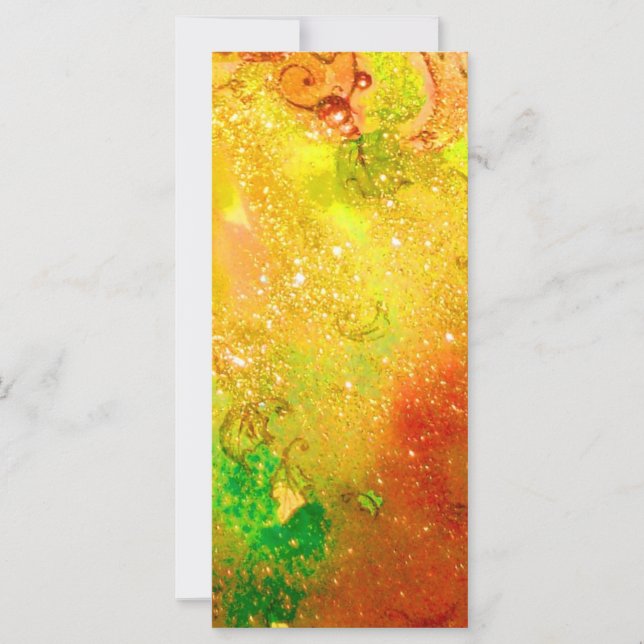 MAGISCHE SCHALTFLÄCHE IN GOLD-GLITZERN (Vorderseite)