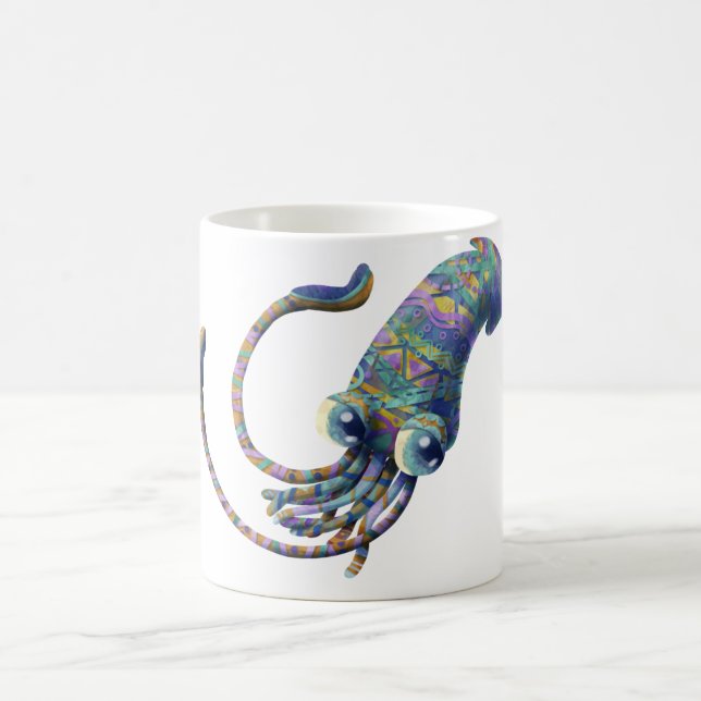 Magische Schicksals-Tintenfisch-Tasse Tasse (Mittel)