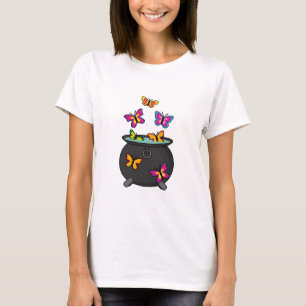 Magische Schmetterlinge aus einem Kessel T-Shirt