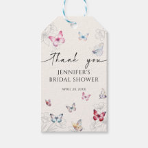 Magische Schmetterlinge Brautparty Gefälte Tags