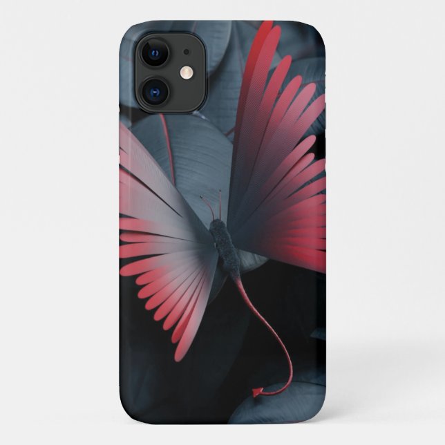 magische Schmetterlinge Case-Mate Barely There iPhone Hülle (Rückseite)