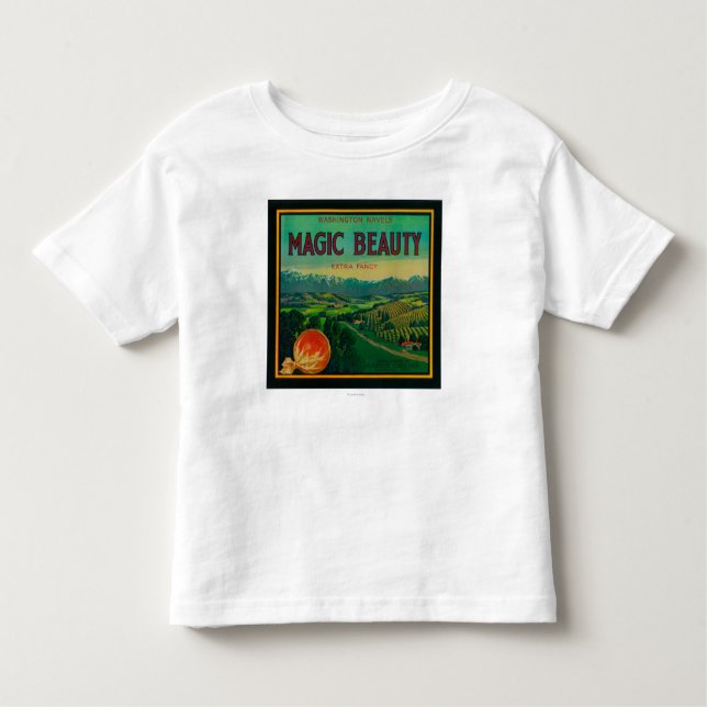 Magische Schönheit orange LabelPorterville, CA Kleinkind T-shirt (Vorderseite)