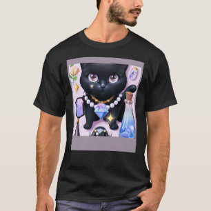 Magische Schwarze Katze T-Shirt