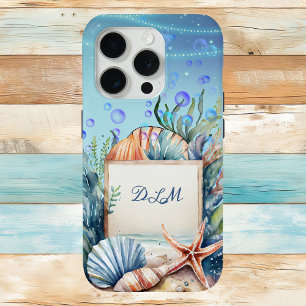 Magische Seascape mit Monogramm der Starfish Musch Case-Mate iPhone Hülle