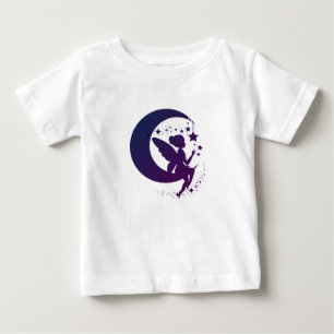 Magische Silhouette auf dem Mond Baby T-shirt