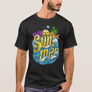 Magische Sommersaison Hallo Sommer Brauche Vitami T-Shirt
