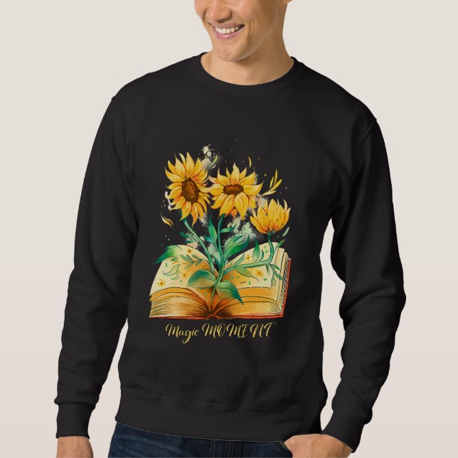 Magische Sonnenblumen Sweatshirt (Vorderseite)