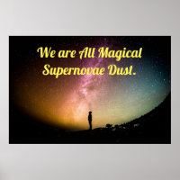Magische Supernovae-Staubplakat