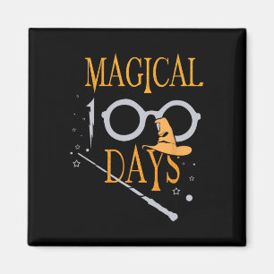 Magische Tage der Schule 100. Tag Lehrer Schüler Magnet