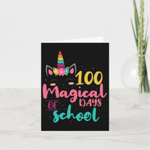 Magische Tage der Unicorn-Geschenklehrer Studen Karte