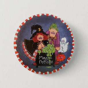 Magische Trank-Knopf-Button Button