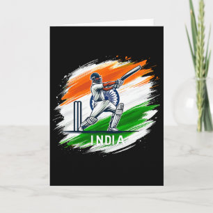 Magische und lustige Cricket-Fan-Geschenke Indien Karte