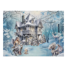 Magische und Whimsikale Weihnachtszucht Poster