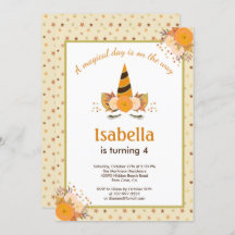 Magische Unicorn Star Herbst Halloween Party