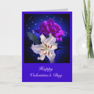 Magische Valentinenkarte Feiertagskarte