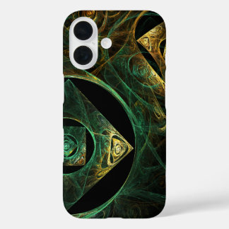 Magische Vibrationen Abstrakt Art iPhone 16 Hülle