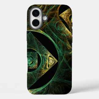 Magische Vibrationen Abstrakt Art iPhone 16 Plus Hülle