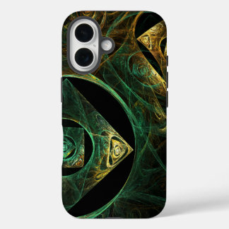 Magische Vibrationen Abstrakt Art iPhone 16 Hülle