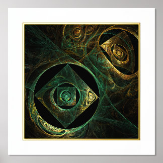 Magische Vibrationen Abstrakt Art Foliendrucke