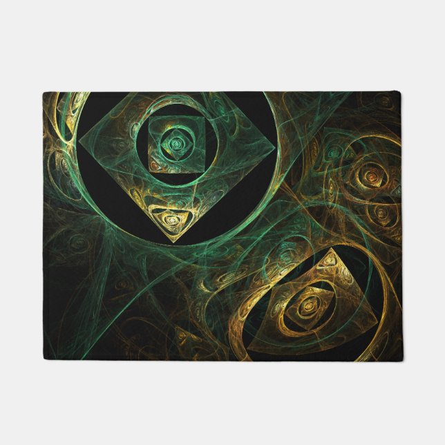 Magische Vibrationen Abstrakt Art Fußmatte (Vorderseite)