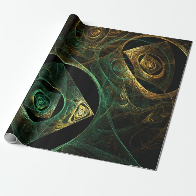 Magische Vibrationen Abstrakt Art Geschenkpapier (Ungerollt)