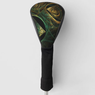 Magische Vibrationen Abstrakt Art Golf Headcover