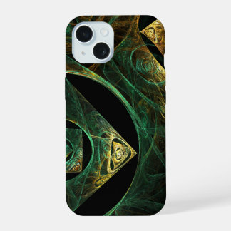 Magische Vibrationen Abstrakt Art iPhone 15 Hülle
