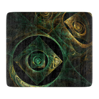 Magische Vibrationen Abstrakt Art Rectangle Schneidebrett
