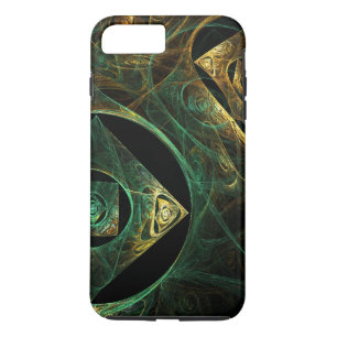 Magische Vibrationen Abstrakte Fraktal-Kunstgestal Case-Mate iPhone Hülle