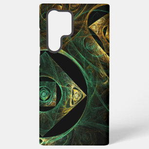 Magische Vibrationen Abstrakte fraktale Kunstgesta Samsung Galaxy Hülle