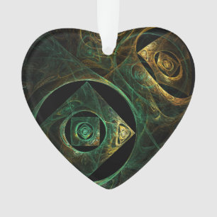 Magische Vibrationen Abstrakte Kunst Akrylisches H Ornament