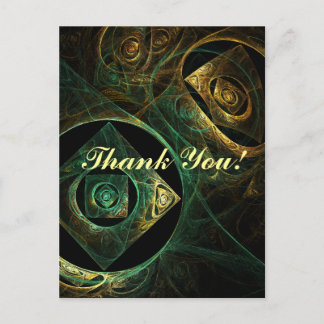 Magische Vibrationen Danke Postkarte