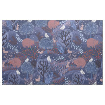 Magische Waldnacht-Waldtiere niedliche Kinder