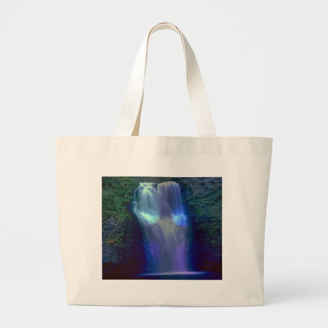 Magische Wasserfalltasche Jumbo Stoffbeutel (Vorne)