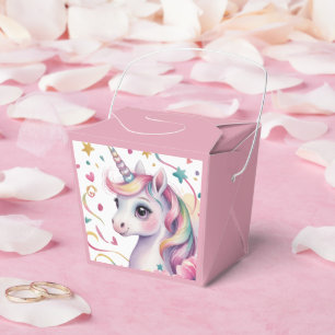 Magische Wasserfarbe-Einhorn-Mädchen-Geburtstagsfe Geschenkschachtel