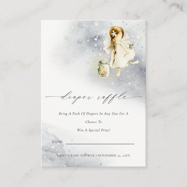 Magische Wasserfarbendusche Begleitkarte (Vorderseite)