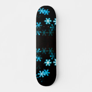 Magische Weihnachts-Schneeflocken Skateboard