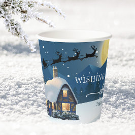 Magische Weihnachts Winter Wonderland Paper Cups Pappbecher
