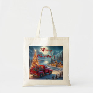 Magische Weihnachtsabend-Lieferung Tragetasche