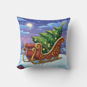 Magische Weihnachtsabend-Schlittenfahrt mit Festta Kissen