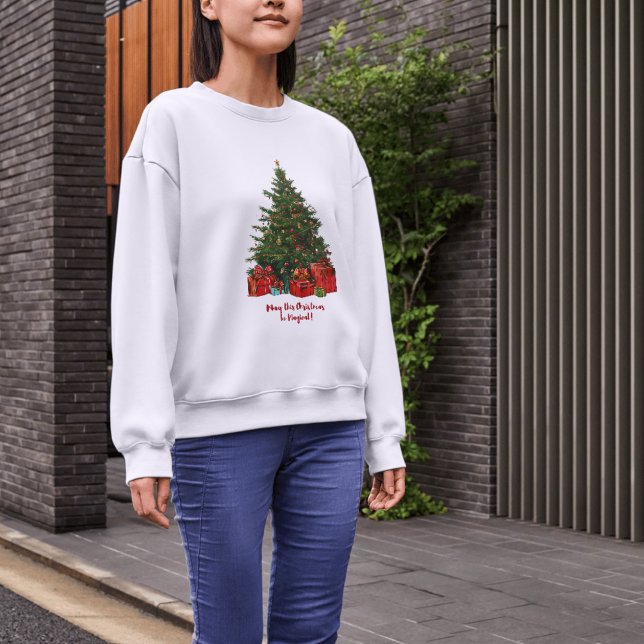 Magische Weihnachtsbaume Sweatshirt (Von Creator hochgeladen)