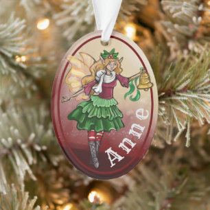 Magische Weihnachtsbrause Individuelle Name Orname Ornament