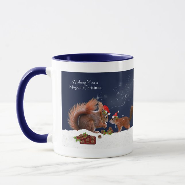 Magische Weihnachtsfeier Tasse (Links)