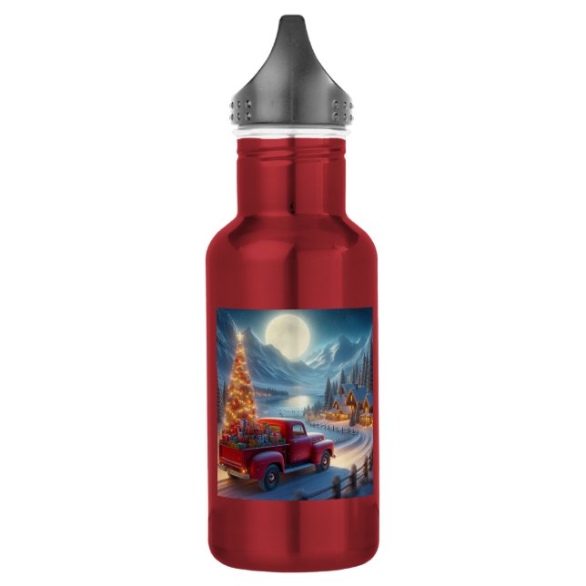 Magische Weihnachtsfeierablieferung Edelstahlflasche (Links)