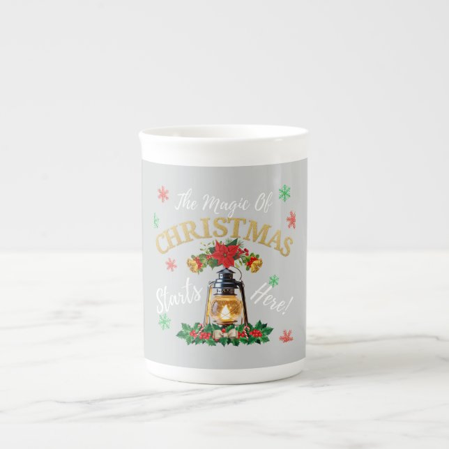 Magische Weihnachtsglanz Spezialität Tasse Tasse (Vorderseite)