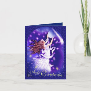 Magische Weihnachtskarte Feiertagskarte