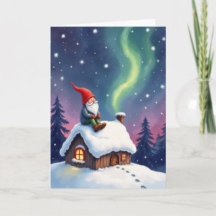 Magische Weihnachtskarte für die Nacht Karte