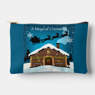 Magische Weihnachtsnacht Santas Schlitten & gemü Zubehörtasche