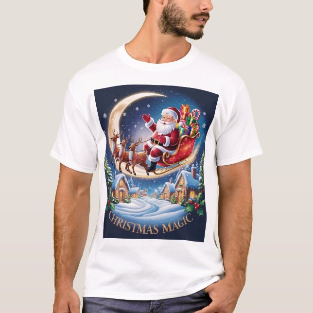 Magische Weihnachtsnacht - Senta, Winterwunderland T-Shirt (Vorderseite)