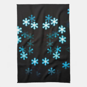 Magische Weihnachtsschneeflocken Handtuch